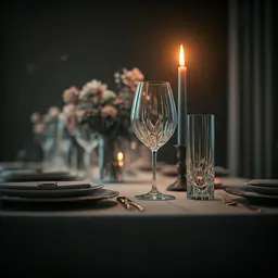 Mesa decorada